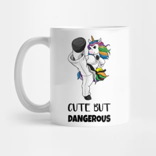 Karate Unicorn Cute But Dangerous Funny Gift Mug